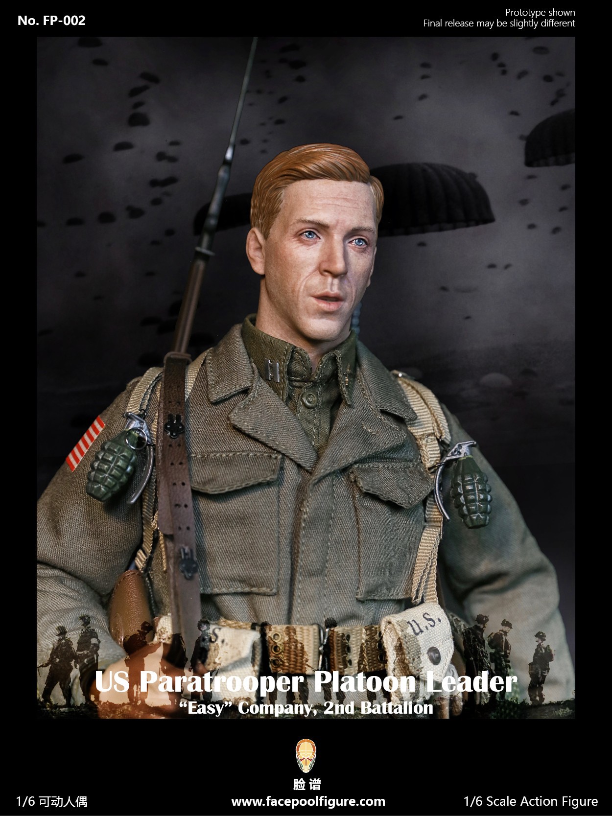 [FP-002A] US Paratrooper PlatoonLeader Easy Company 