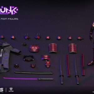 [VSD-012] 1:12 Cyberpunk Samurai  The Crimson Dawn of the Blade
