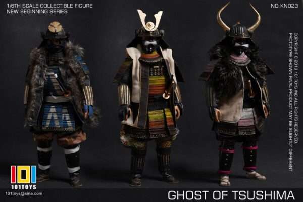 [101-KN023] Ghost of Tsushima Samurai Trio Set