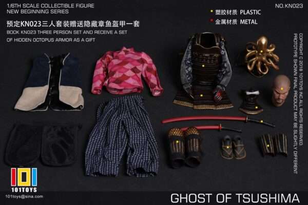 [101-KN023] Ghost of Tsushima Samurai Trio Set - Image 2