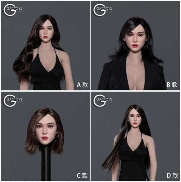 [GAC-046] Asian Women's Head Sculpt 4 Style