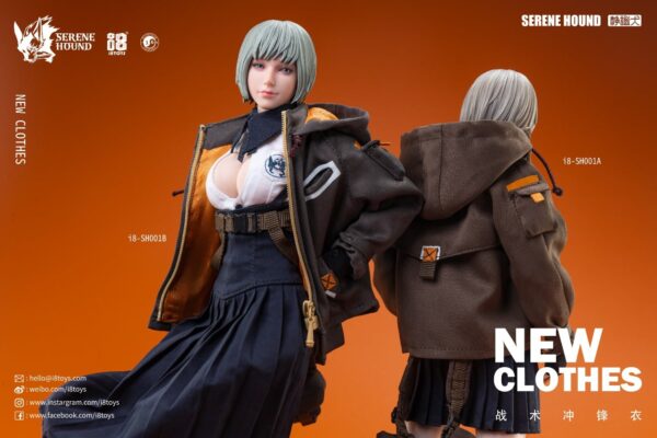 [i8-SH001] Serene Hound Troop Loose parts-Combat Jacket - Image 2