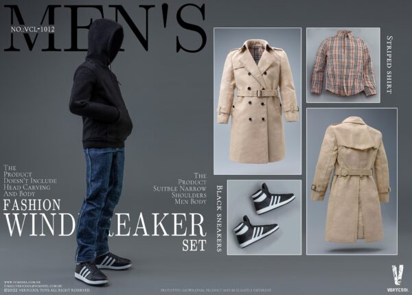 [VC-L1012] Men's Fashion Windbreaker Set - Image 8