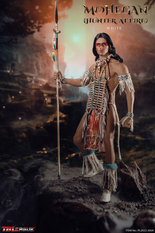 [PL-2022-200A] 1/6 Mohegan Hunter Attire White - Image 2