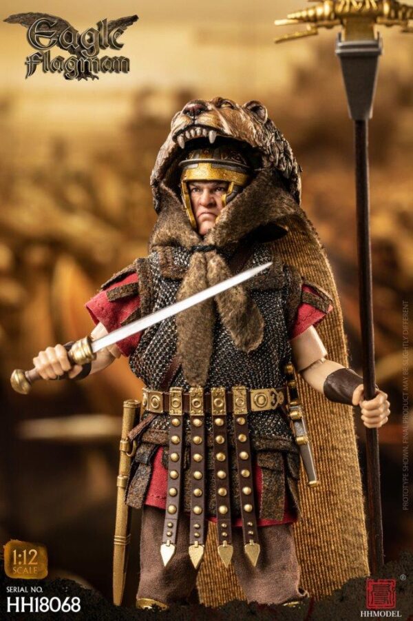 [HY-HH18068] 1:12 Imperial Legion Eagle Flagman - Image 10