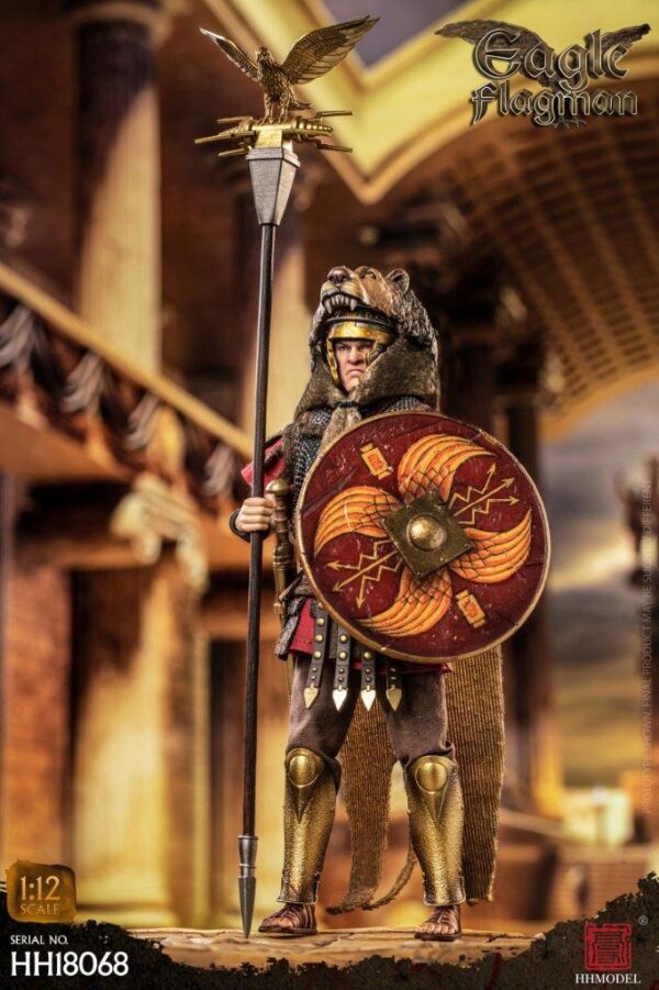 [HY-HH18068] 1:12 Imperial Legion Eagle Flagman - Image 4