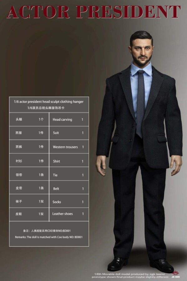 [WK-JK005] President Head Sculpt & Clothing Set - Image 11