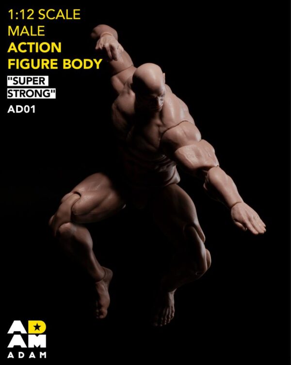 [MUT-AD01] 1/12 Comic Style Strong Figure Body - Image 2