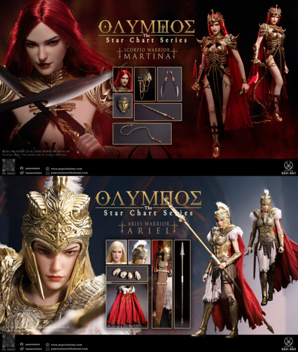 [POP-OSC001+3] Scorpion Warrior Marstina + Aries Warrior Ariel