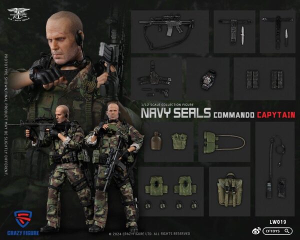 [CF-LW019] 1:12 SEAL Special Assault Team-Captain