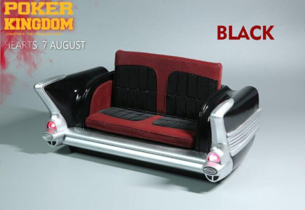 [DAM-GK029D] Poker Kingdom Hearts 7 BLACK Car Sofa - Image 2