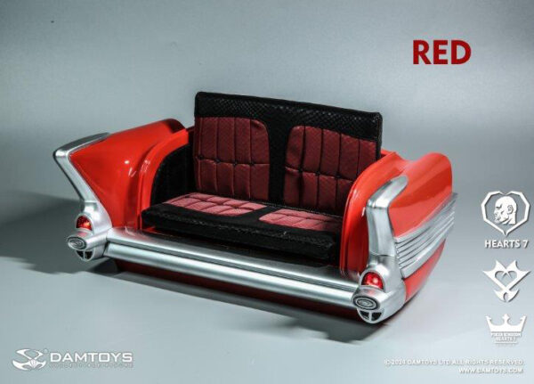 [DAM-GK029E] Poker Kingdom Hearts 7 Red Car Sofa - Image 2
