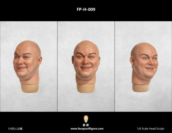 [FP-A007 FP-H009] Caucasian Male HeadSculpt with Expression - Image 3