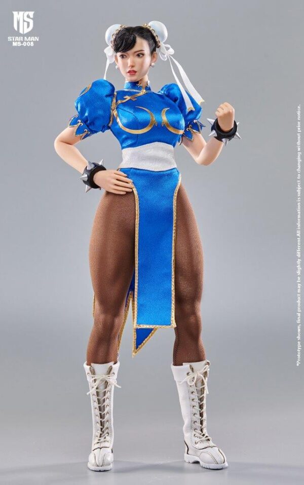 [MS-008A] Fighter Li Blue Cheongsam Version - Image 2