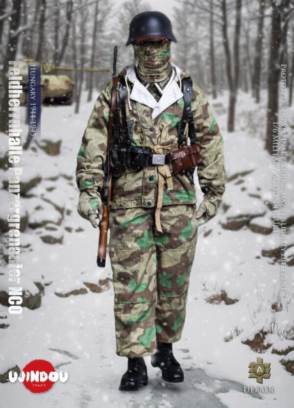 [UD-9036] WWII Feldherrnhalle Panzergrenadier NCO, Hungary 1944-1945 - Image 3