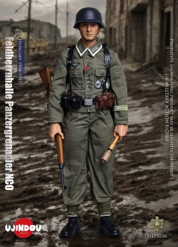 [UD-9036] WWII Feldherrnhalle Panzergrenadier NCO, Hungary 1944-1945 - Image 4
