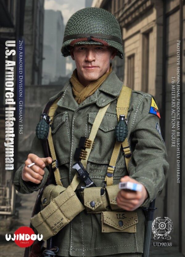 [UD-9038] WWII U.S. Armored Infantryman, Germany 1945 - Image 15