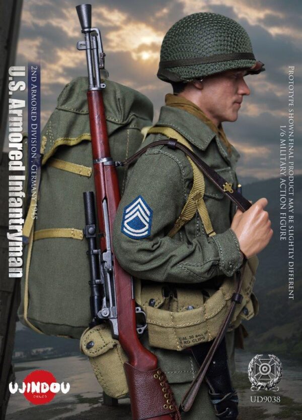 [UD-9038] WWII U.S. Armored Infantryman, Germany 1945 - Image 18