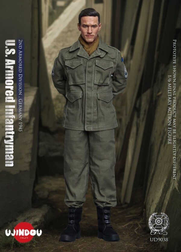 [UD-9038] WWII U.S. Armored Infantryman, Germany 1945 - Image 20