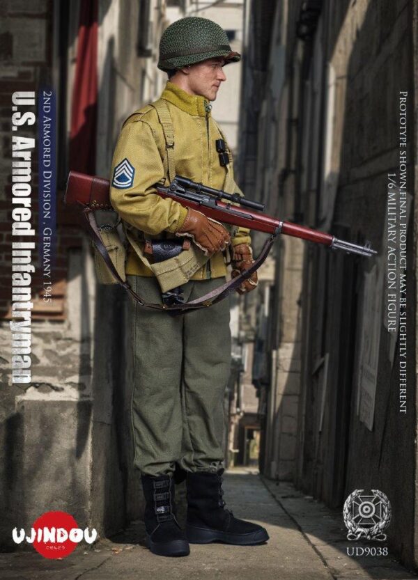 [UD-9038] WWII U.S. Armored Infantryman, Germany 1945 - Image 21