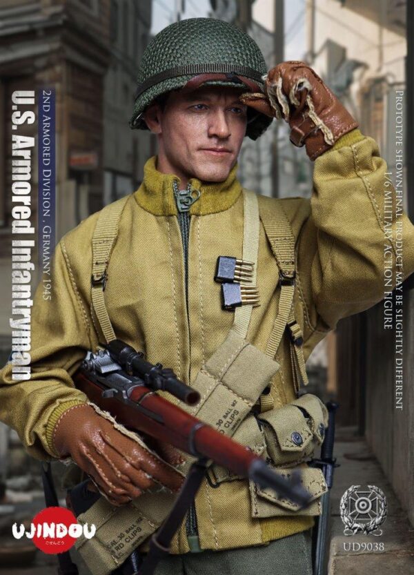 [UD-9038] WWII U.S. Armored Infantryman, Germany 1945 - Image 22