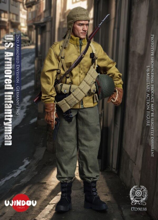 [UD-9038] WWII U.S. Armored Infantryman, Germany 1945 - Image 23