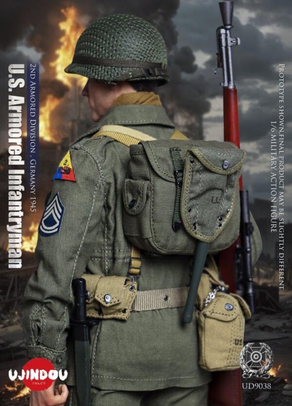 [UD-9038] WWII U.S. Armored Infantryman, Germany 1945 - Image 8