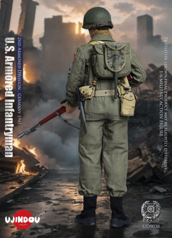 [UD-9038] WWII U.S. Armored Infantryman, Germany 1945 - Image 10