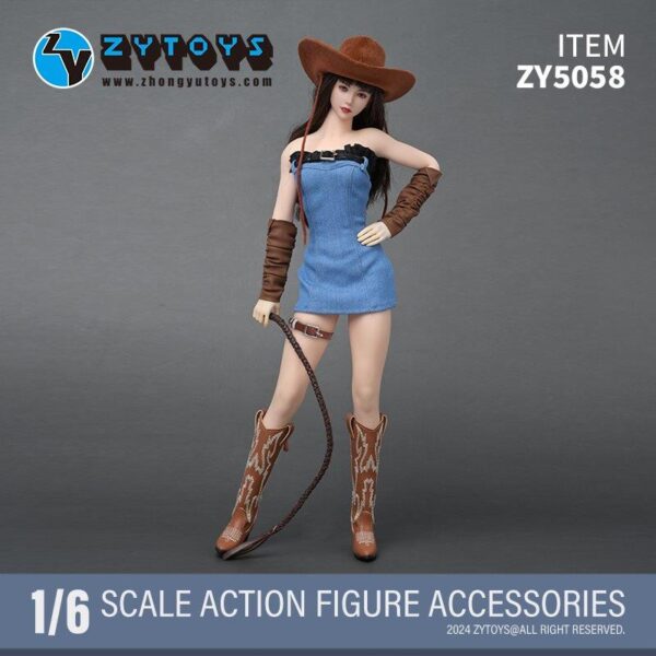 [ZY-5058A] Western Cowboy Set with Weapon Set - Image 2
