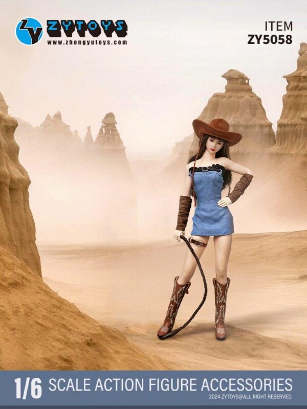 [ZY-5058A] Western Cowboy Set with Weapon Set - Image 6