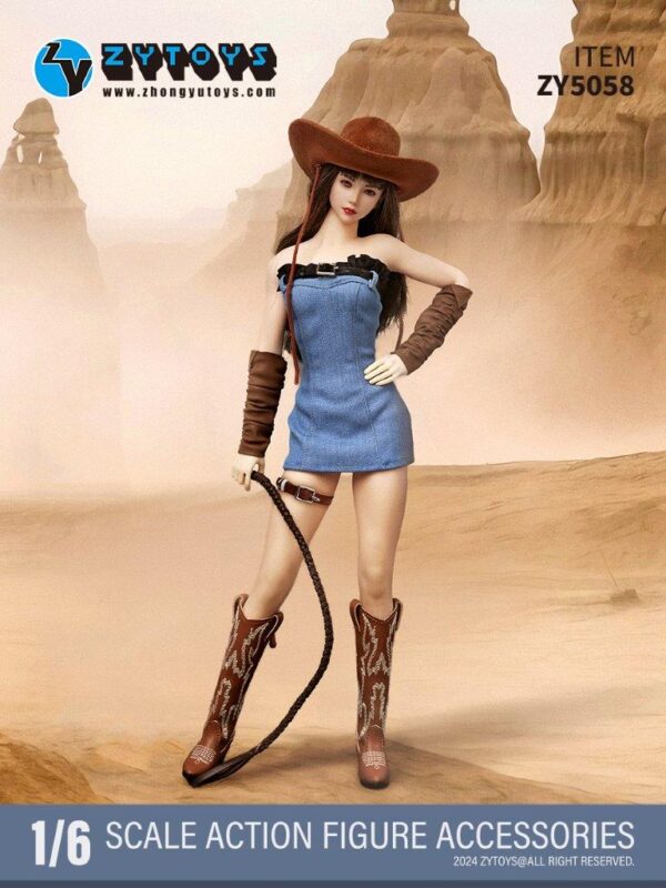 [ZY-5058A] Western Cowboy Set with Weapon Set - Image 7