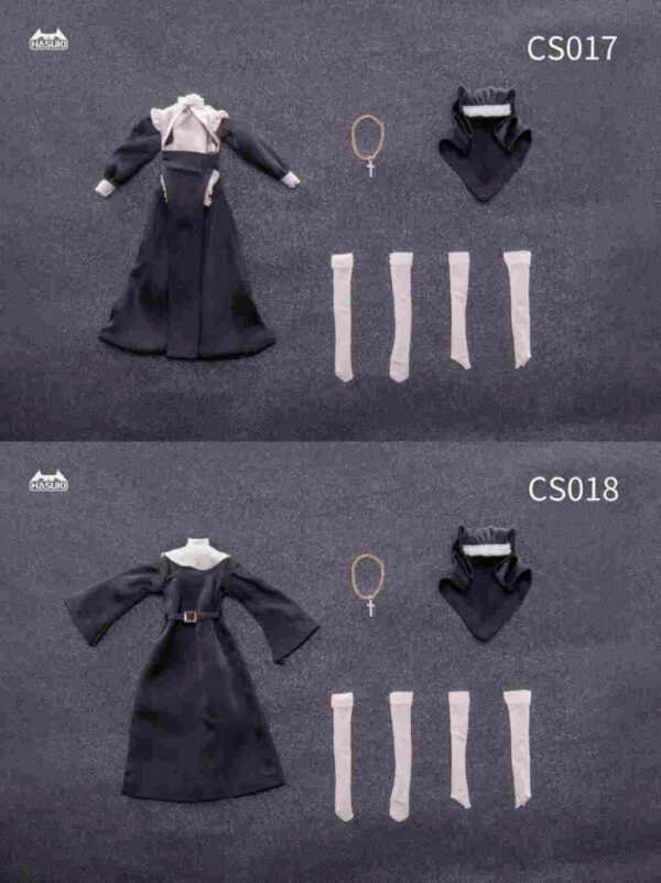 [HAS-CS017-18] 1/12 Nun Costume