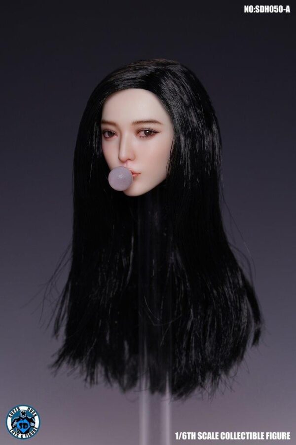 [SUD-SDH050] Female Heads with Movable Eyes - Image 6