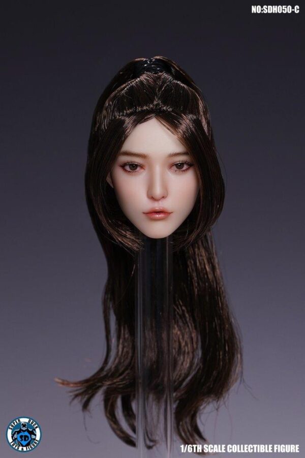 [SUD-SDH050] Female Heads with Movable Eyes - Image 3