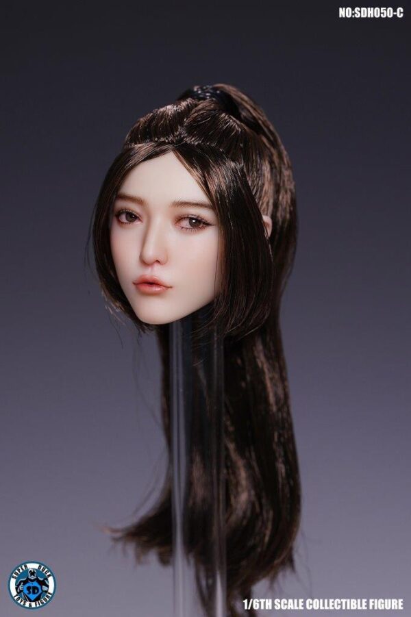 [SUD-SDH050] Female Heads with Movable Eyes - Image 4