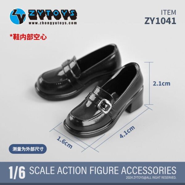 [ZY-1041] Women's Loafers French Round Toe Shoes - Image 2