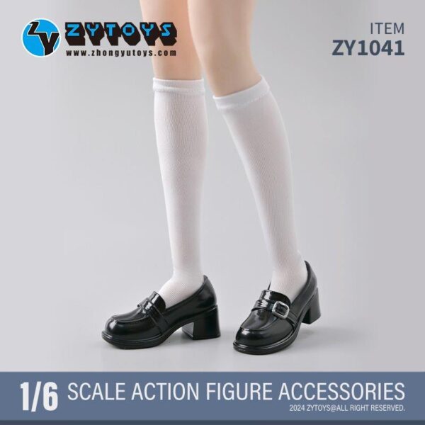 [ZY-1041] Women's Loafers French Round Toe Shoes - Image 3