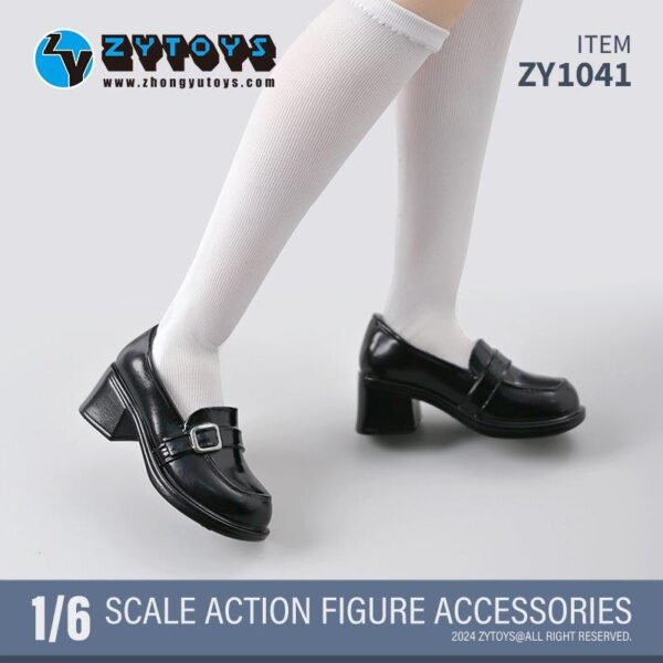 [ZY-1041] Women's Loafers French Round Toe Shoes - Image 4