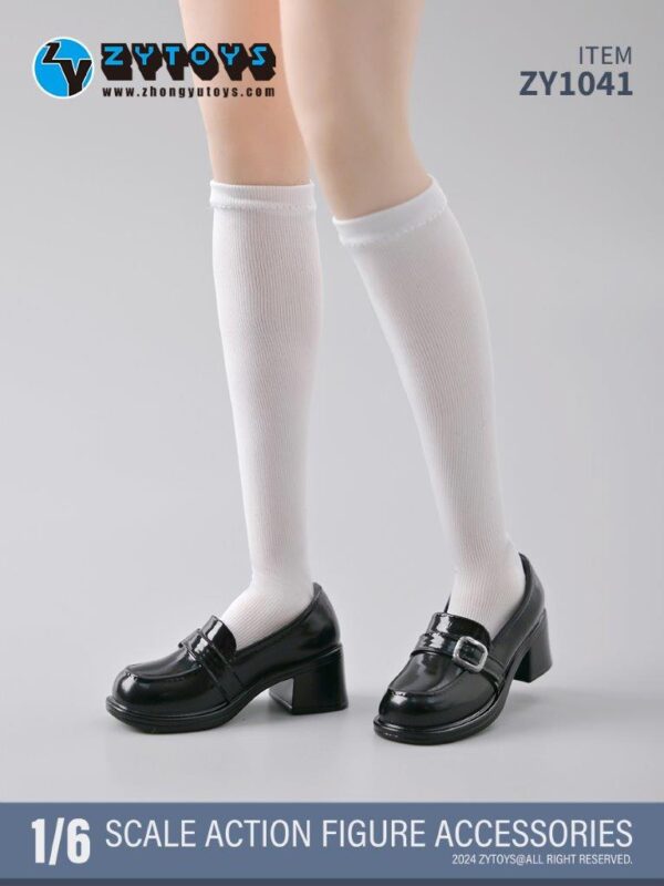 [ZY-1041] Women's Loafers French Round Toe Shoes - Image 5