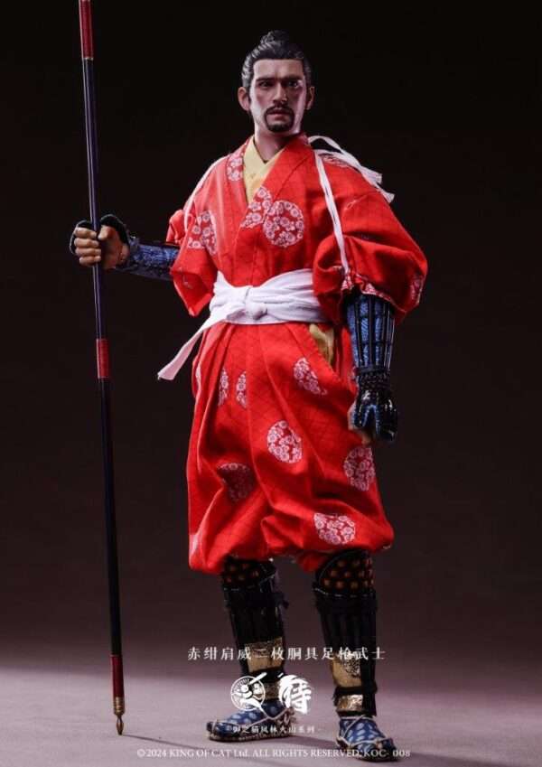 [KOC-008] Two-piece Armored Spear Warrior Red & Blue - Image 11