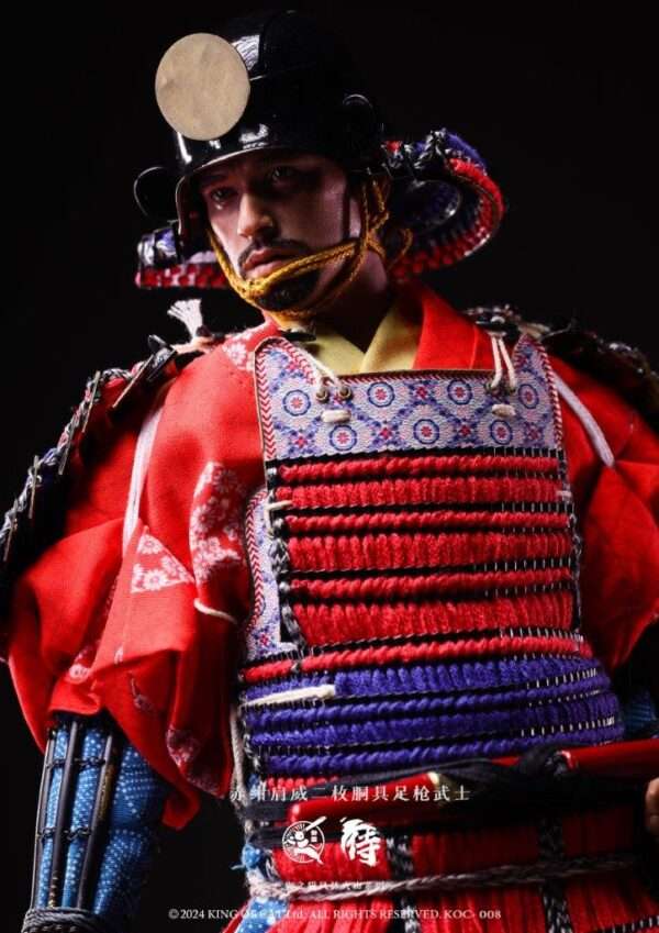 [KOC-008] Two-piece Armored Spear Warrior Red & Blue - Image 3