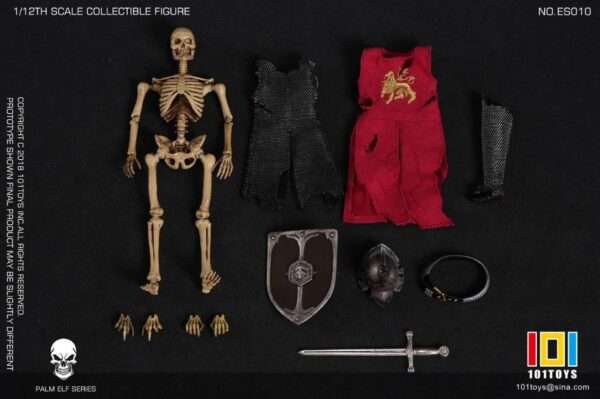 [101-ES010] Skeleton Medieval Knight A