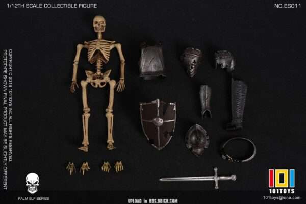 [101-ES011] Skeleton Medieval Knight B