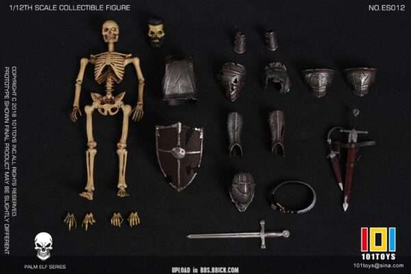 [101-ES012] Skeleton Medieval Knight C