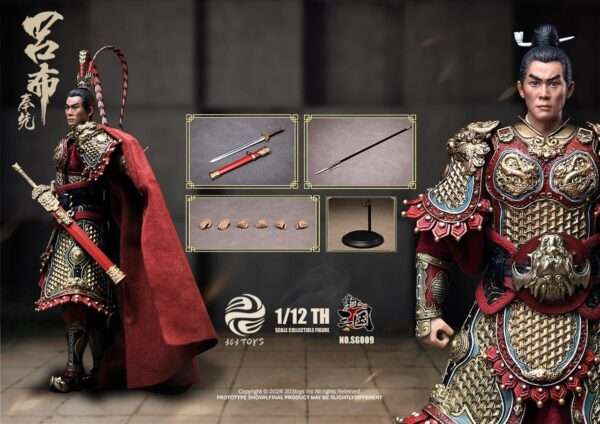 [303T-SG009] 1/12 LYU BU FENGXIAN, THE FLYING GENERAL (DELUXE SINGLE FIGURE)