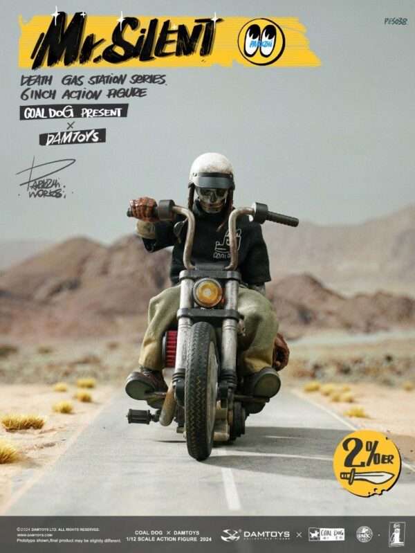 [DAM-PES038] 1/12 Mr. Silent Deluxe Edition & Bike - Image 2