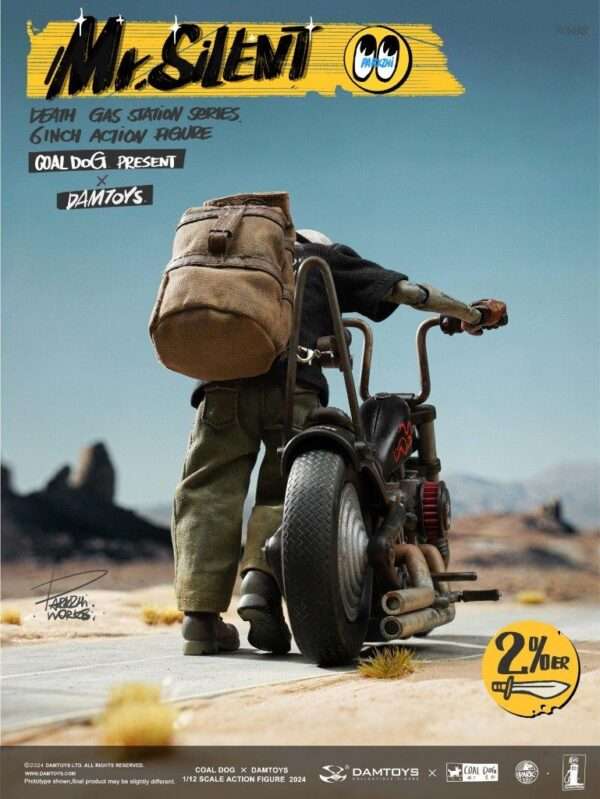[DAM-PES038] 1/12 Mr. Silent Deluxe Edition & Bike - Image 3