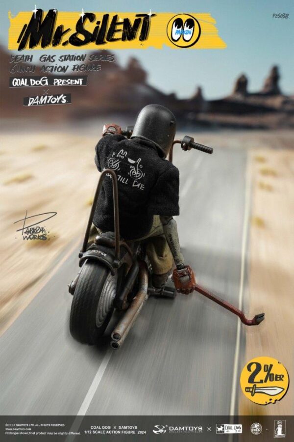 [DAM-PES038] 1/12 Mr. Silent Deluxe Edition & Bike - Image 5