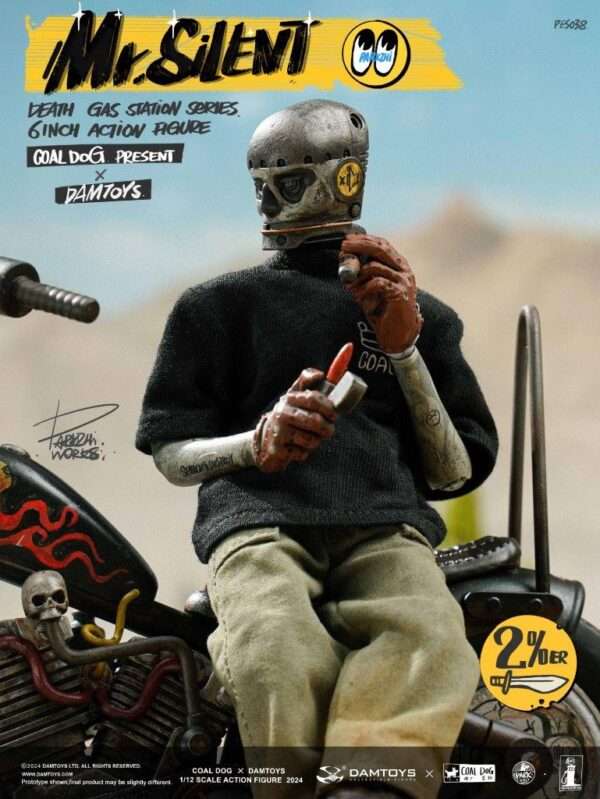 [DAM-PES038] 1/12 Mr. Silent Deluxe Edition & Bike - Image 6
