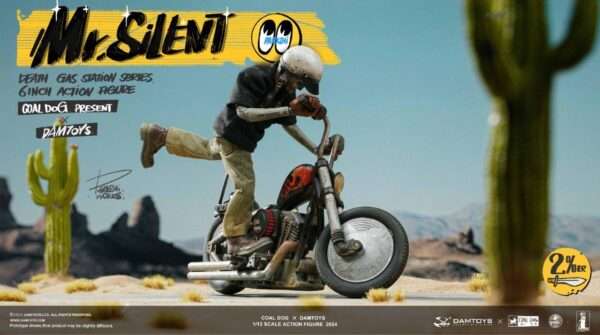 [DAM-PES038] 1/12 Mr. Silent Deluxe Edition & Bike - Image 10